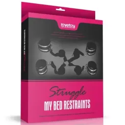 LOVETOY Velcro Bed Restraints gultas saites