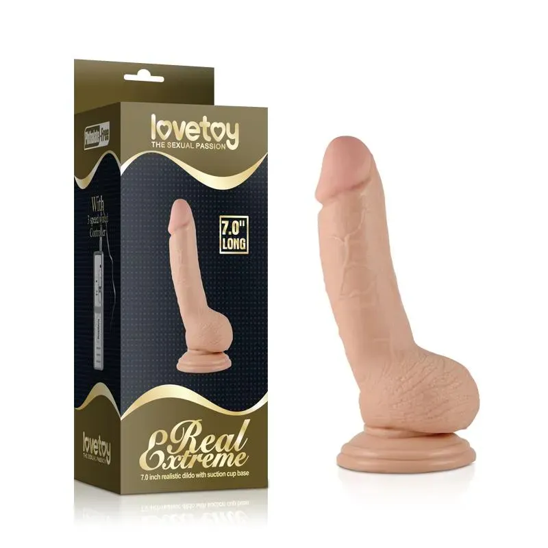 LOVETOY Real Extreme 7 фаллоимитатор с вибрацией