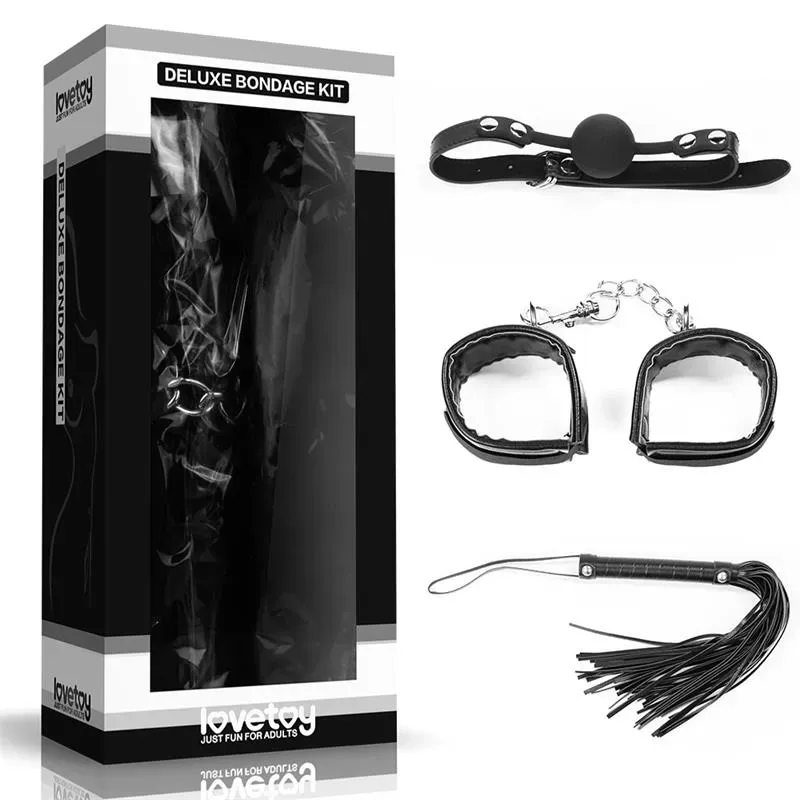 LOVETOY Bondage Kit Deluxe Negro набор БДСМ