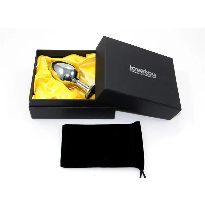 LOVETOY RoseBud Classic анальная пробка синяя, L