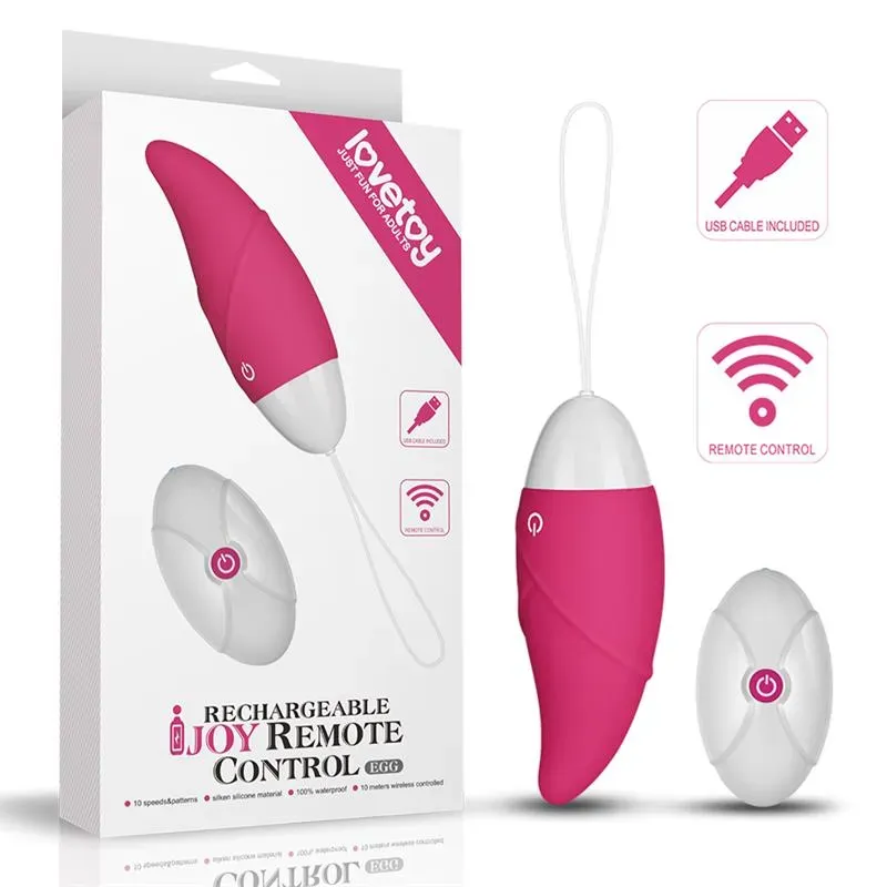 LOVETOY iJoy vibroolīte ar pulti, rozā