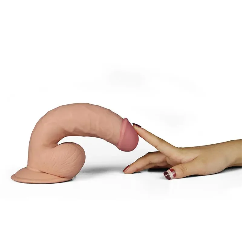 LOVETOY The Ultra Soft Dude vibrējošs dildo