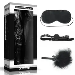 LOVETOY Bondage Kit Deluxe Black BDSM komplekts