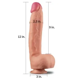 LOVETOY Nature 12 Dual Layer фаллоимитатор