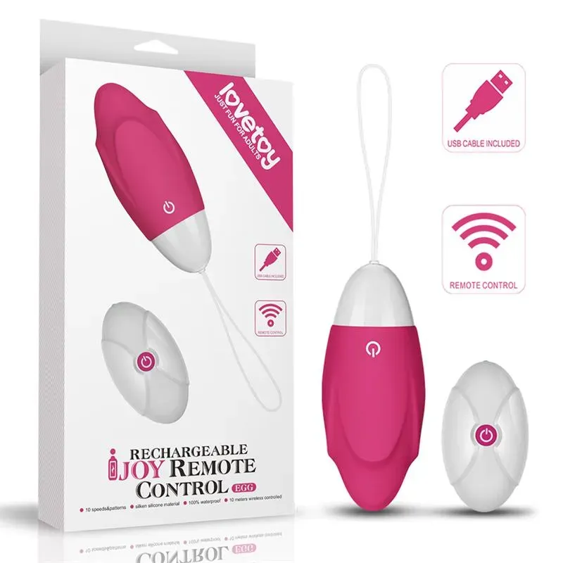 LOVETOY iJoy виброяйцо с пультом, розовое