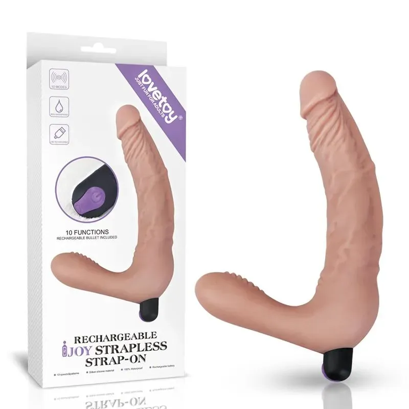 LOVETOY bezsiksnu dubultais dildo ar vibrāciju