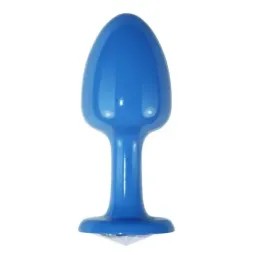 LOVETOY Blue Rosebud анальная пробка из металла