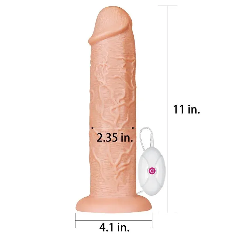 LOVETOY Dildo King 11 фаллоимитатор с вибрацией