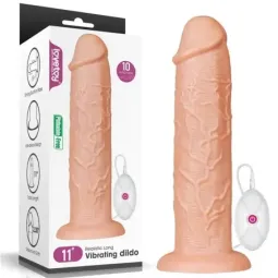 LOVETOY Dildo King 11 vibrējošais dildo