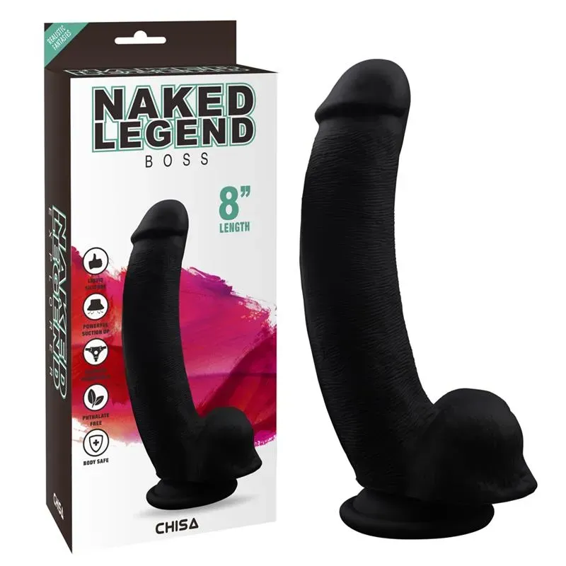 CHISA Realistic Dildo Boss Black 8 фаллоимитатор