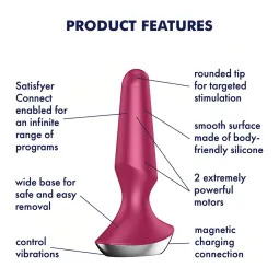 Satisfyer Plug-ilicious 2 Connect App – anālais aizbāznis