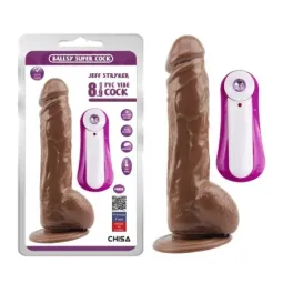 CHISA Vibe Jeff Stryker 8.9 Brown вибратор