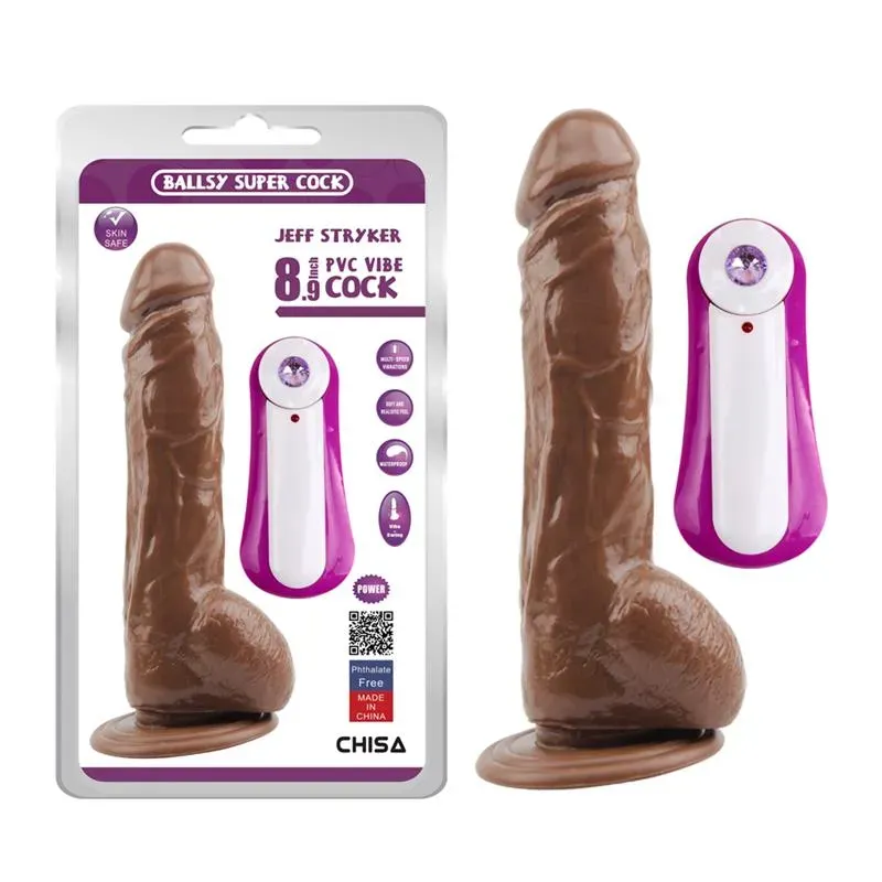 CHISA Vibe Jeff Stryker 8.9 Brown вибратор
