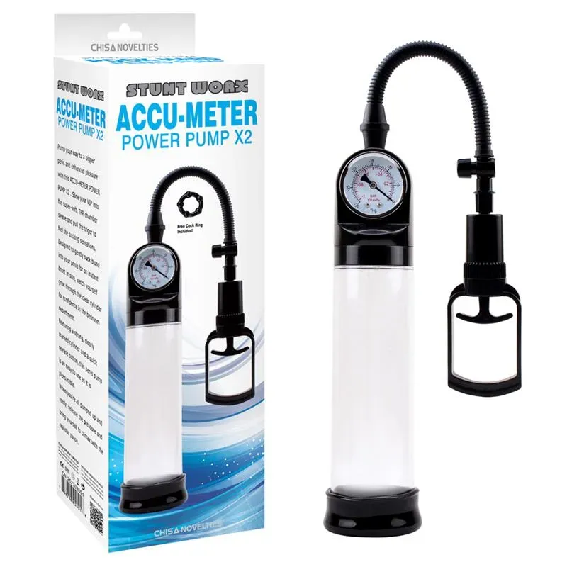 CHISA Accu-Meter Power Pump x2 помпа для пениса