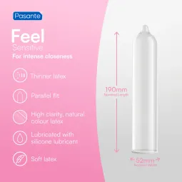 Pasante Sensitive Feel kondoomid – 25% õhem | Noks.ee