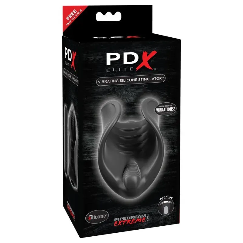 PDX Elite вибрирующая силиконовая насадка