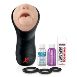 PDX ELITE Deep Throat vibrējošais masturbators