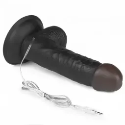 LOVETOY vibrējošs strap-on ar 18 cm dildo