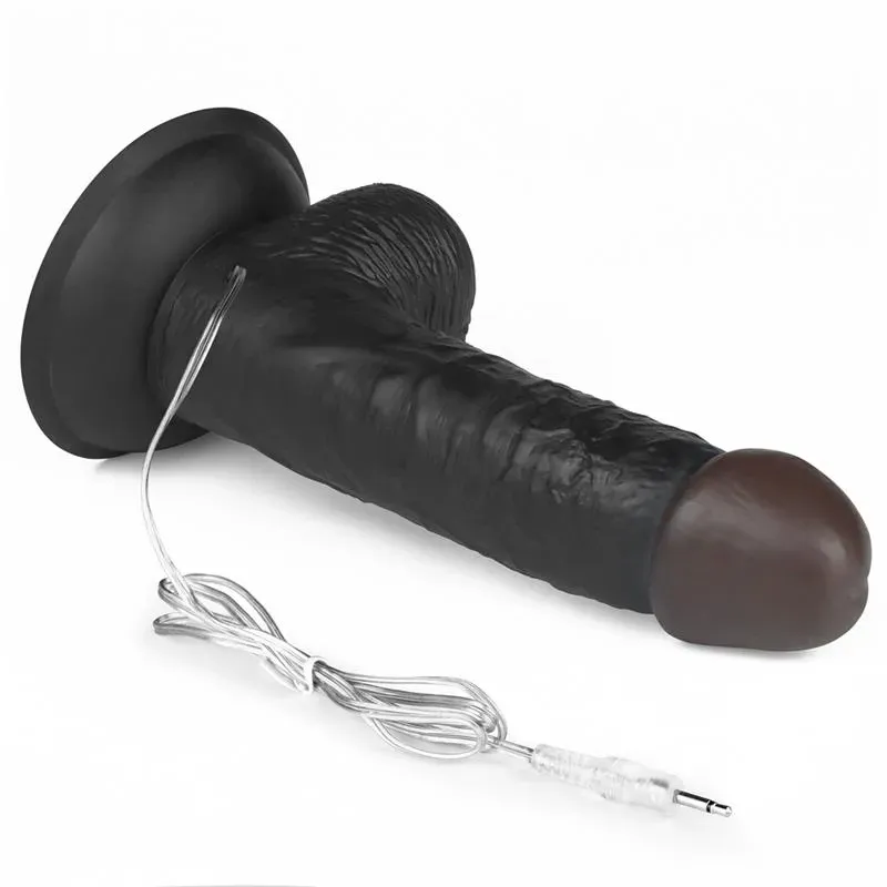 LOVETOY vibrējošs strap-on ar 18 cm dildo