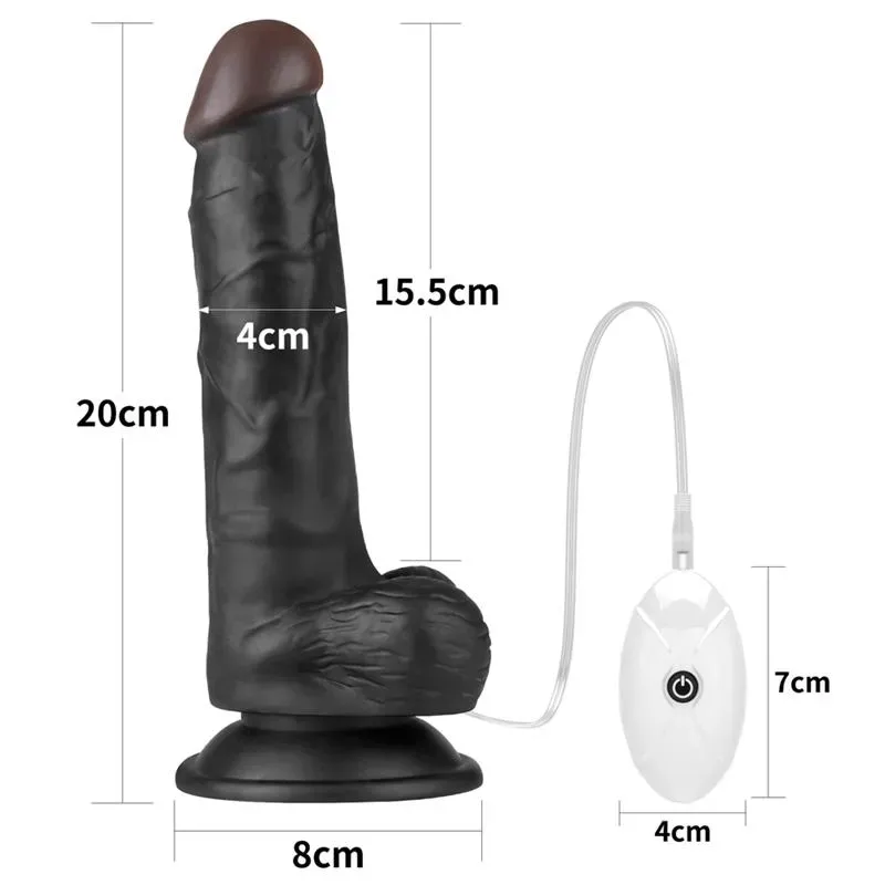 LOVETOY strap-on ar dildo un 10 vibrācijas funkcijām