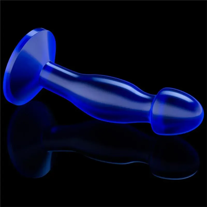 LOVETOY Flawless Clear Blue 6.5 анальная пробка