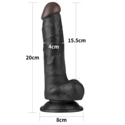 LOVETOY regulējamas siksnas ar 19 cm dildo