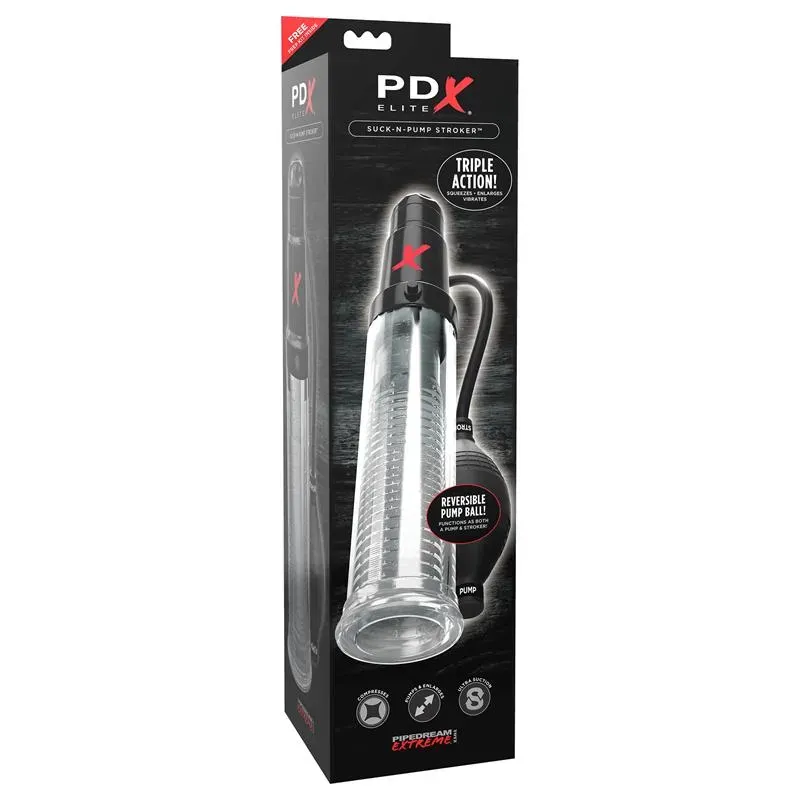 PDX ELITE Suck-N-Pump Stroker помпа для пениса