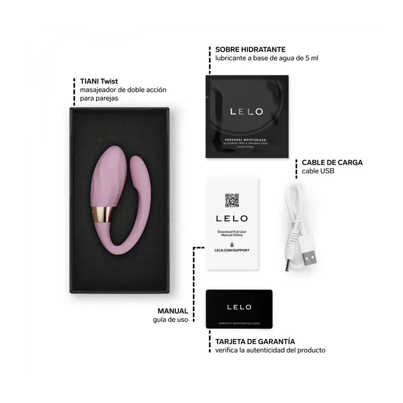 LELO Tiani Twist pāru vibrators ar lietotni