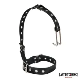 LATETOBED BDSM kaklasiksna ar deguna āķi