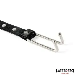 LATETOBED BDSM kaklasiksna ar deguna āķi