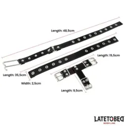 LATETOBED BDSM LINE ошейник с крючком для носа