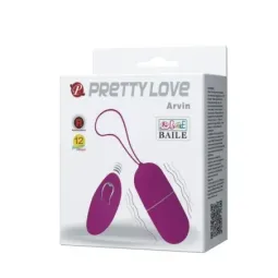 PRETTYLOVE Arvin виброяйцо с пультом, фиолетовое