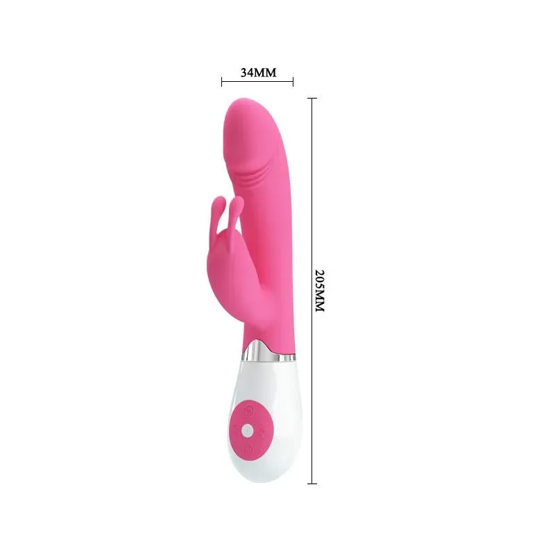 PRETTYLOVE Vibe Gene trušu vibrators, rozā