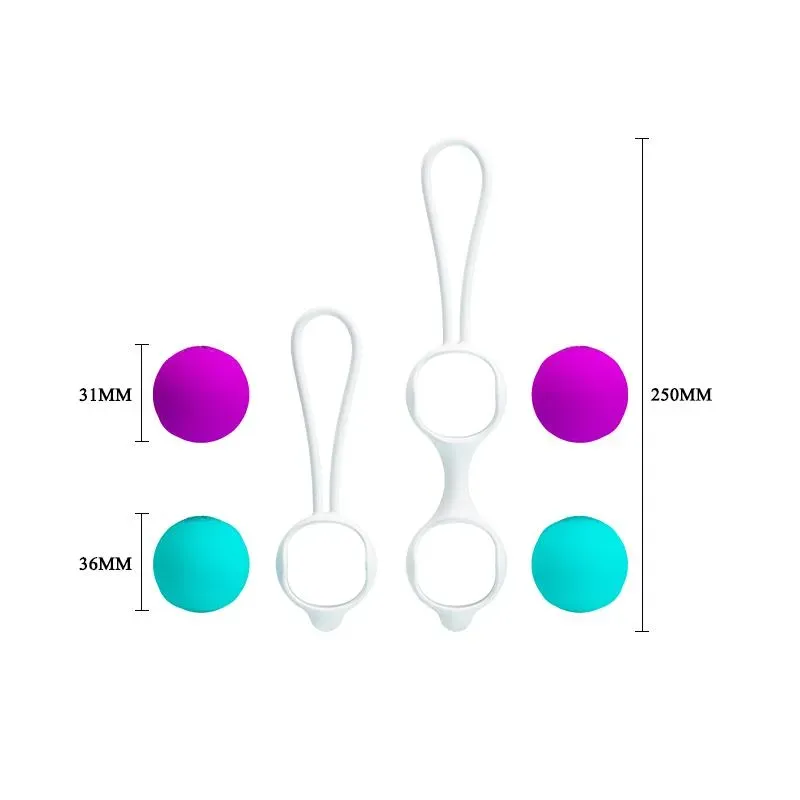 PRETTYLOVE Kegel Balls вагинальные шарики из силикона