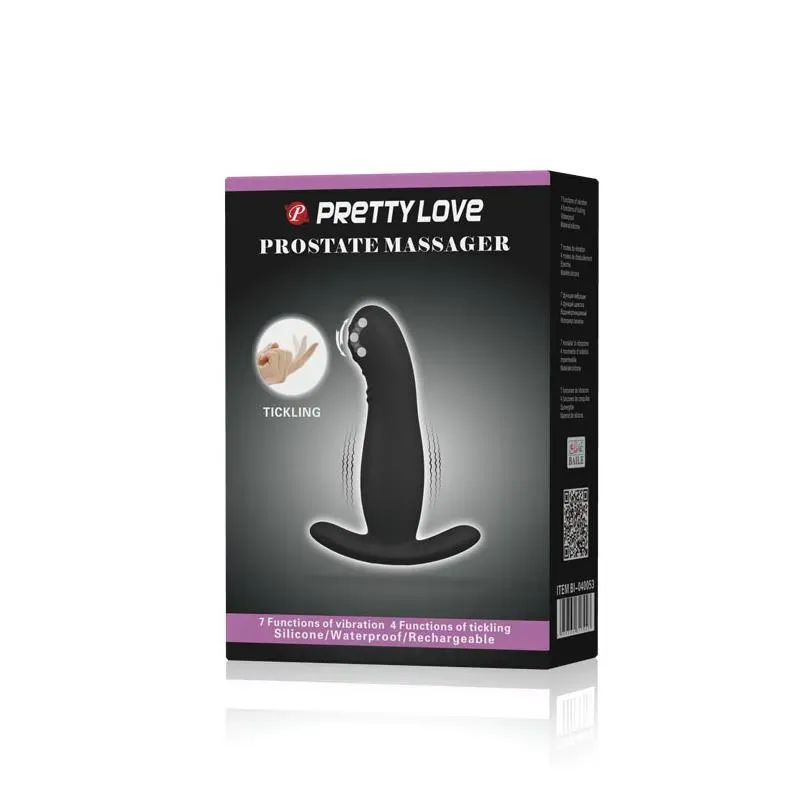 PRETTYLOVE вибратор для простаты с щекотанием