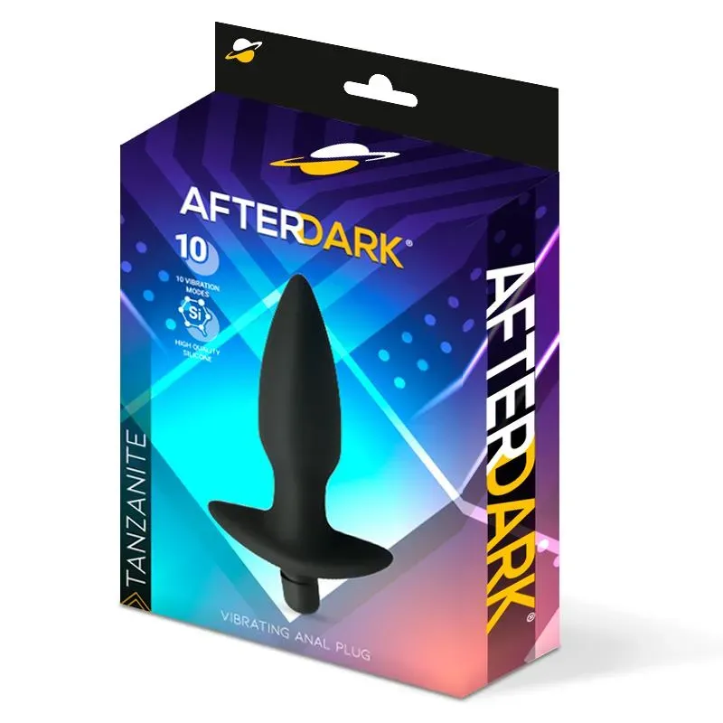 AFTERDARK Tanzanite анальная пробка с вибрацией