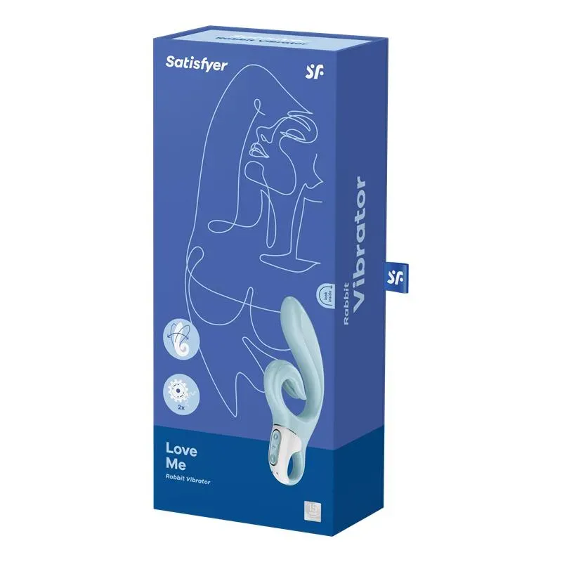 Satisfyer Love Me вибратор-кролик, синий