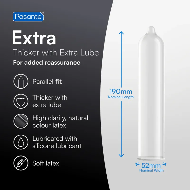 Pasante Extra Safe 3 – biezāki prezervatīvi | Noks.lv