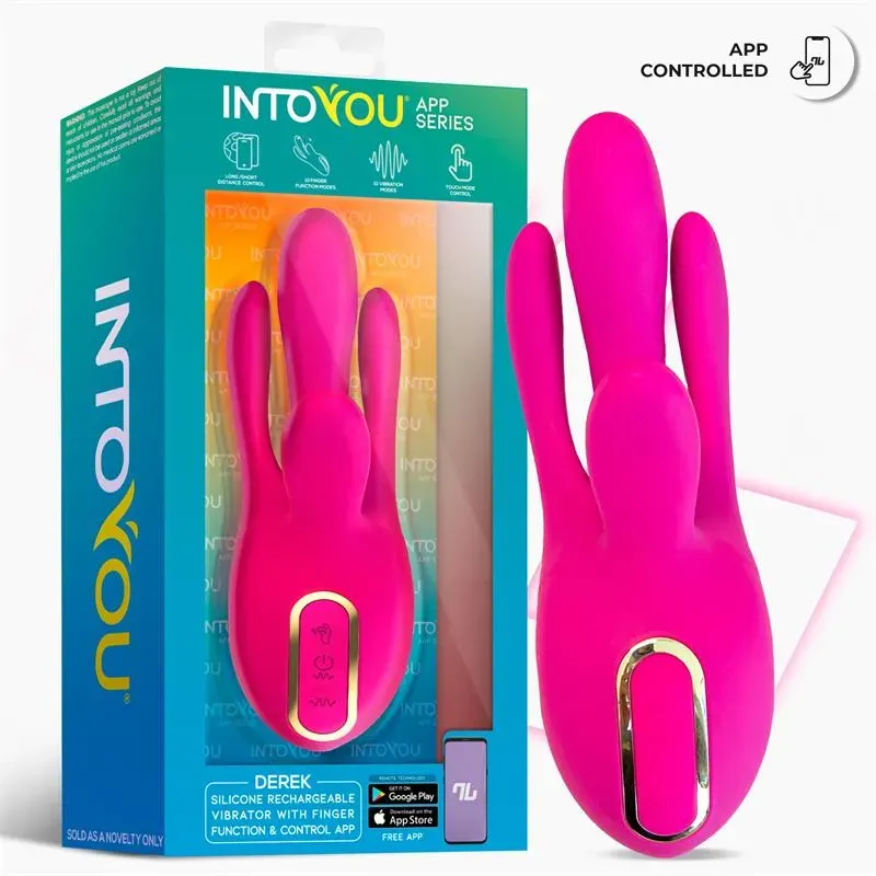 INTOYOU Derek vibrators ar lietotni un 3 motoriem