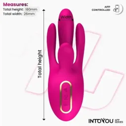 INTOYOU Derek вибратор с приложением, 3 мотора