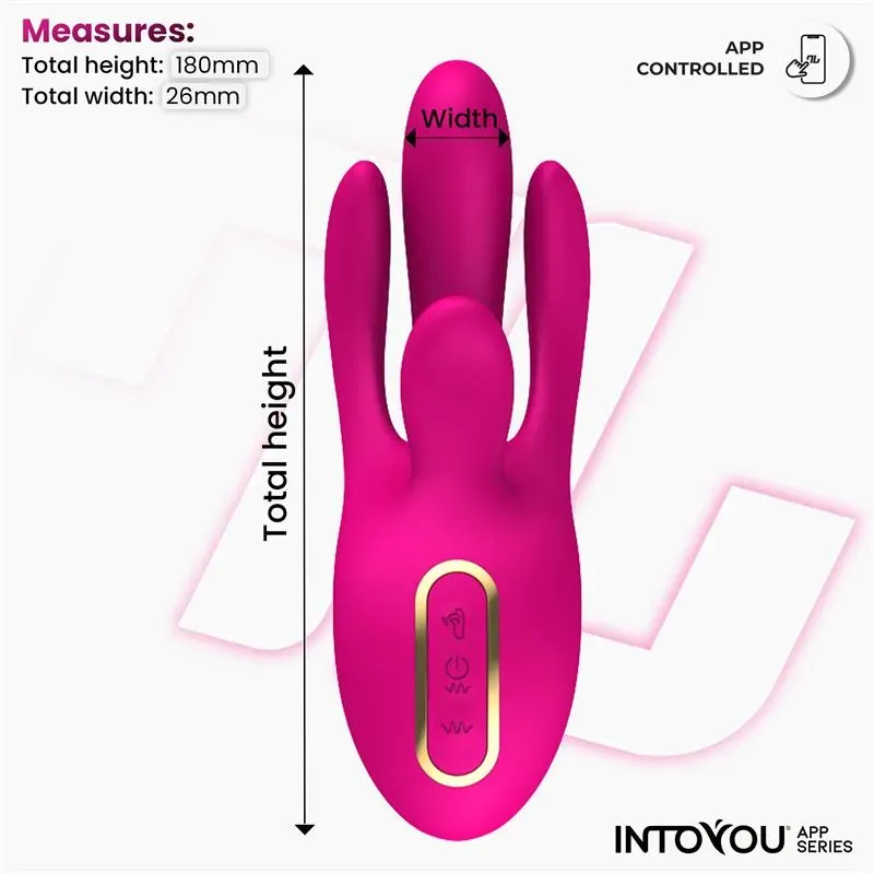 INTOYOU Derek vibrators ar lietotni un 3 motoriem