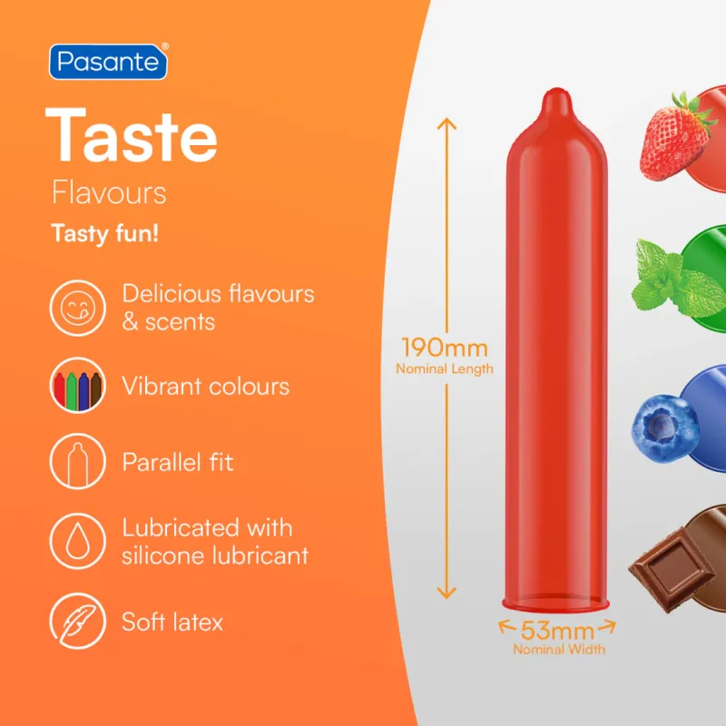 Pasante taste 3 – prezervatīvi ar garšu | Noks.lv