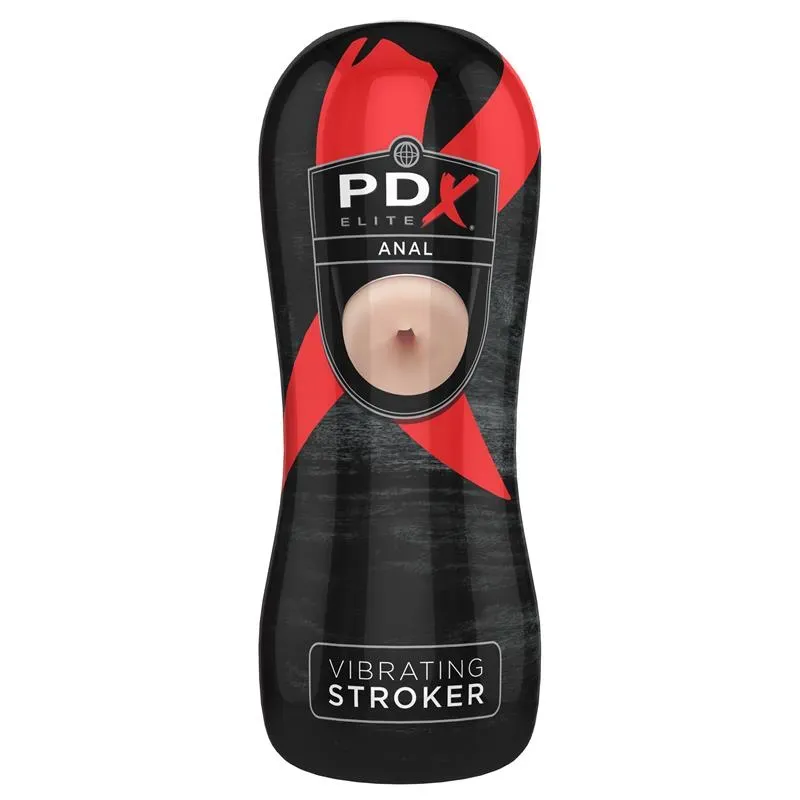 PDX ELITE Vibrating Stroker Anal masturbators