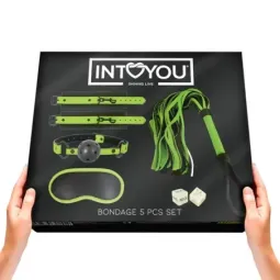 INTOYOU SHINING LINE BDSM komplekts, 5 daļas