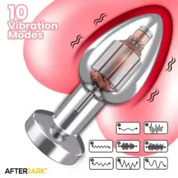 AFTERDARK Dimpor Chrome анальная пробка L