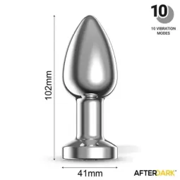 AFTERDARK Dimpor Chrome анальная пробка L