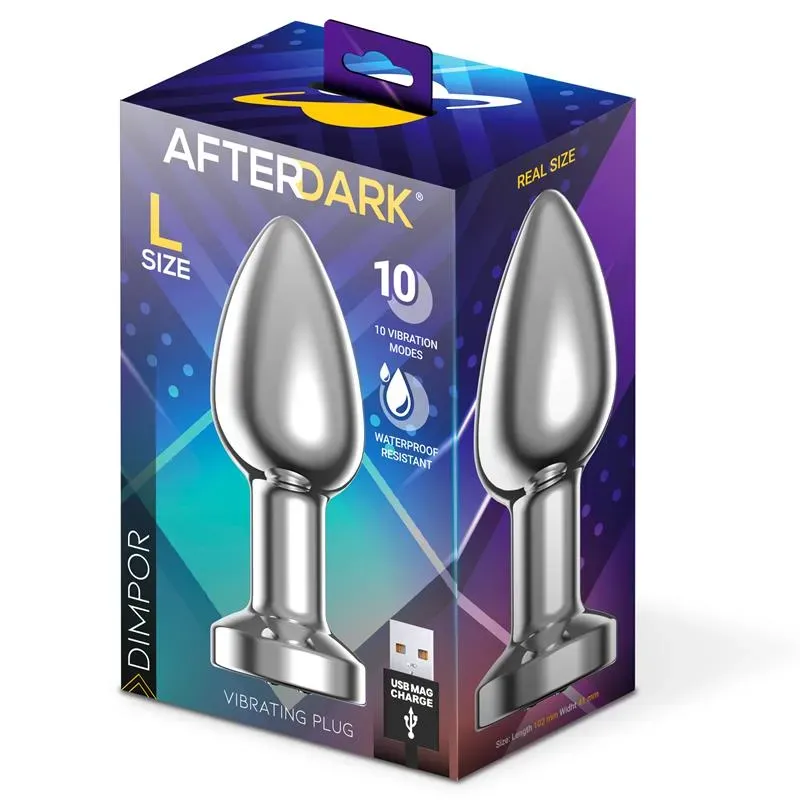 AFTERDARK Dimpor Chrome анальная пробка L