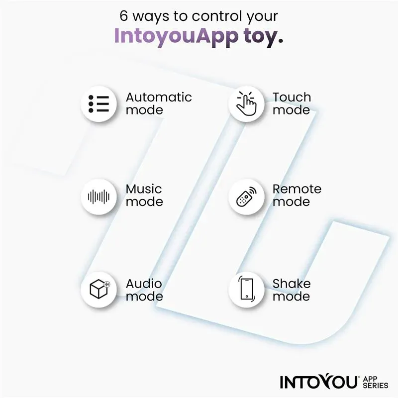 INTOYOU APP SERIES vibrējošā ola ar lietotni