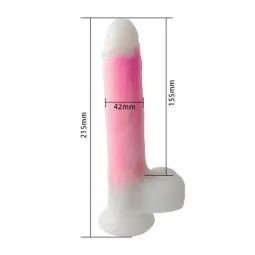 URBAN SKY dildo ar vibrāciju un sildīšanu 21,5 cm