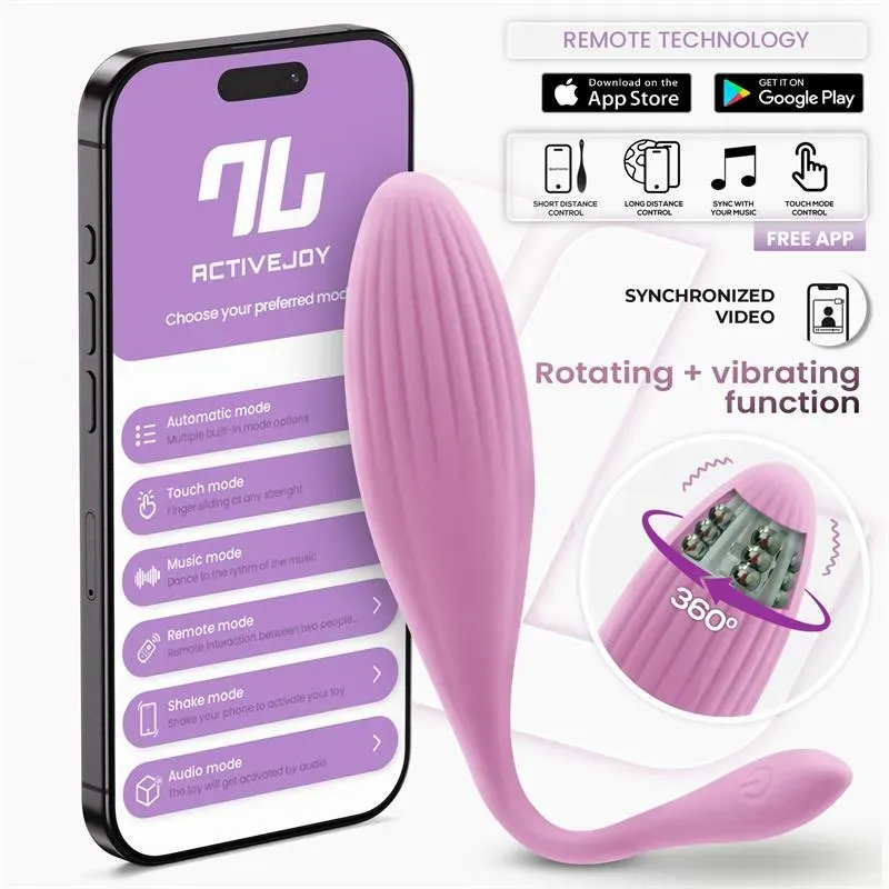 INTOYOU APP SERIES vibrējošā oliņa ar lietotni